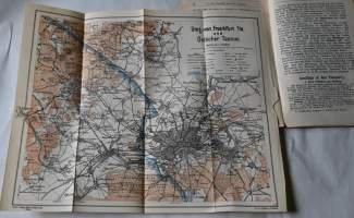 Griebens Reiseführer	Band 31 Frankfurt a/M und Umgebung  1929