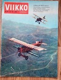 Viikkosanomat Viikko Sanomat 1963 nr 50 ilmailun antiikkia, koeajo Neckar Europe, Neuvosto tiedettä, Forssa
