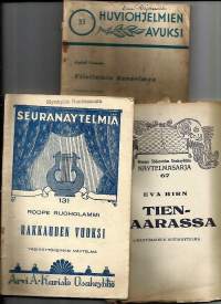 Seuranäytelmiä 3 kpl / Roope Ruoholammi: Rakkauden vuoksi, Eva Hirn:Tienhaarassa ja Kyösti Vuorela: Viisitoista kuvaelmaa