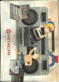 Hitachi     - Lukujärjestys A3 koko 1983