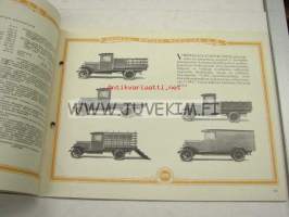 GMC Kuorma-autot ja Omnibussit T-sarja 1928 -myyntiesite