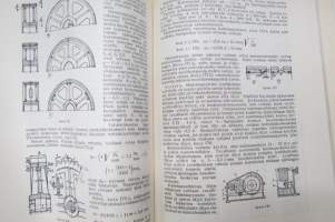 Tekniikan käsikirja - Kone-elimet, neljäs jakso sivut 204-380, liitokset, pyörivän liikkeen kone-elimet, Liikkeen muuntamiseen käytetyt kone-elimet