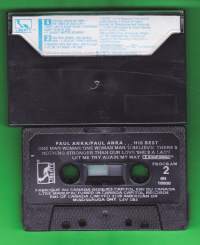 Paul Anka - His Best, 1978?. C-kasetti. Liberty Canada 4N-10000