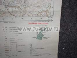 Haukkasuo topografikartta 1947 -kartta