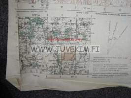 Haukkasuo topografikartta 1947 -kartta