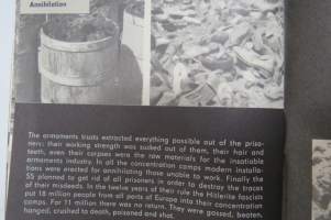 Sachsenhausen - keskitysleirin, sen toiminnan ja museon opaskirjanen v. 1967, englanninkielinen