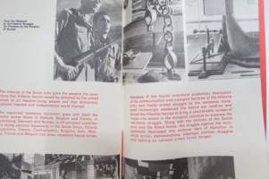 Sachsenhausen - keskitysleirin, sen toiminnan ja museon opaskirjanen v. 1967, englanninkielinen