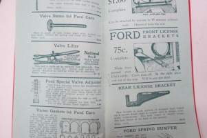 Ford Automobile Supplies 1914 J.G. Birdsell, Ossian - Iowa -tarvikeluettelo (kopio / copy)