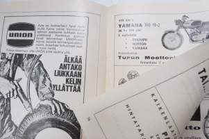 SM-Motocross joukkuekilpailu Artukainen (Turku) 5.10.1969 -käsiohjelma / program