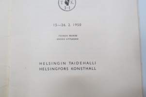 Wäinö Aaltonen, Taidehalli - Konsthallen, Veistoksia 1915-1950, 15-26.12.1950 -näyttelyluettelo / art exhibition catalog