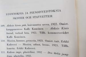 Wäinö Aaltonen, Taidehalli - Konsthallen, Veistoksia 1915-1950, 15-26.12.1950 -näyttelyluettelo / art exhibition catalog