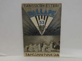 Tanssiorkesteri Dallape - Valikoima lauluja tanssiuutuksiin 53 vihko