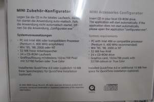 Mini Original Mini Accessories Configurator / Original Mini Zubehör Konfigurigator Version 1.1 / 07 / 2002 -CD disc / CD-levy