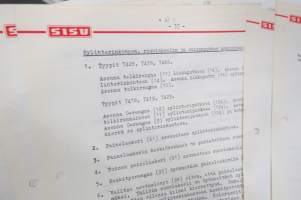Sisu AOM painetehostettu ohjauslaite ZF-Spindel-Hydrolenkung, Tyyppi 7428 rakenne, toiminta, korjaus -irtonainen korjaamokirjasarjan osa, ollut koulutusmateriaalina