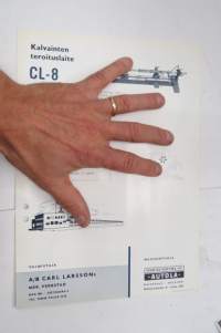 CL Carl Larsson - säädettäviä kalvaimia -myyntiesite / sales brochure