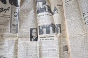 Lapin Kansa, 28.8.1968, Varsovan Liiton joukot poistetaan Tsekkoslovakiasta, Olli Isola katos Tuntsan kairaan, Sodankylän kunnan virastotalo ulosmitattu, ym.