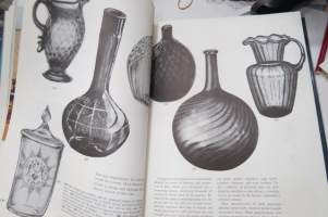 Treasury of American Design I-II - A Pictorial Survey of Popular Folk Arts -erittäin runsas kuvitus pohjois-amerikkalaisista käyttö- ja koriste-esineistä