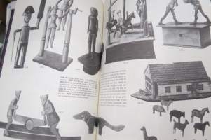 Treasury of American Design I-II - A Pictorial Survey of Popular Folk Arts -erittäin runsas kuvitus pohjois-amerikkalaisista käyttö- ja koriste-esineistä