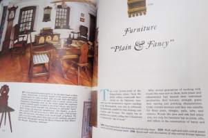Treasury of American Design I-II - A Pictorial Survey of Popular Folk Arts -erittäin runsas kuvitus pohjois-amerikkalaisista käyttö- ja koriste-esineistä
