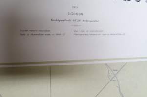 Tallörn - Glosholm 1969 (yläreunassa rannikolla Porvoo / Borgå) -merikortti / merikartta