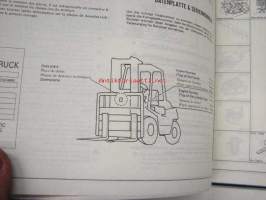 Toyota forklift 02-5FD33,35,40,45 02-5FDE35 parts catalog -haarukkatrukki varaosaluettelo