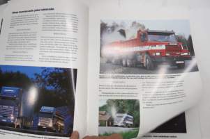 Scania 1992 mallisto / moduulit -myyntiesite / sales brochure