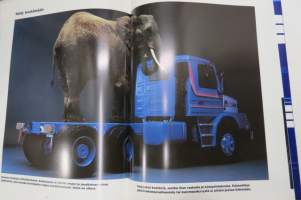 Scania 1992 mallisto / moduulit -myyntiesite / sales brochure