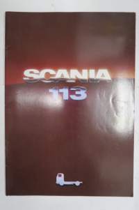 Scania 113 1994 -myyntiesite / sales brochure