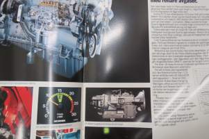 Scania P113 1989 -myyntiesite, ruotsinkielinen / sales brochure, in swedish