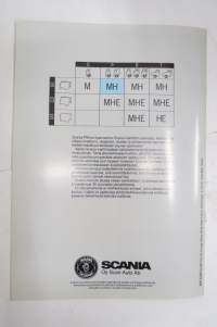 Scania P93 -myyntiesite / sales brochure, in finnish