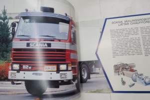 Scania för smidig och snabb distribution 1984 -myyntiesite, ruotsinkielinen / sales brochure, in swedish