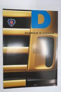 Scania D-luokka -myyntiesite / sales brochure