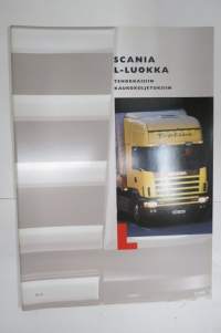 Scania L-luokka kaukokuljetuksiin -myyntiesite / sales brochure