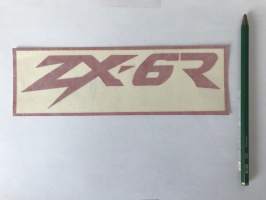 ZX-6R (punainen) -tarra