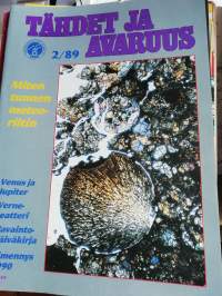 Tähdet ja avaruus 2/1989 miten tunnen meteoriitin?, Venus ja Jupiter, Verne-teatteri