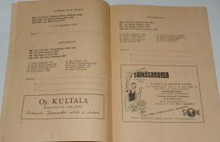 Akateemiset Yleisurheilumestaruuskilpailut kilpailut Eläintarha 14-15. 9. 1949