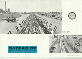 Sateko venäjänkielinen sahalaitos  - tuote-esite 1971
