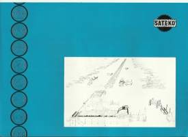 Sateko venäjänkielinen sahalaitos  - tuote-esite 1971