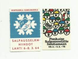 Salpausselkä 1964 ja 1975   - kirjeensulkija 2 eril