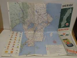 Caltex Sverige tiekartta
