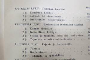 Tajunta - Tutkielma, lisää sielutieteen tutkimukseen