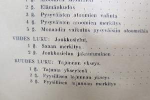 Tajunta - Tutkielma, lisää sielutieteen tutkimukseen