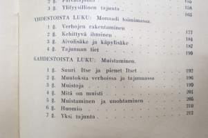 Tajunta - Tutkielma, lisää sielutieteen tutkimukseen