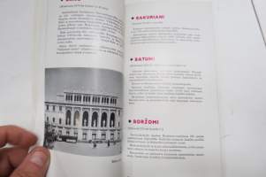 Neuvostoliiton turistikeskukset -matkailuesite / travel brochure