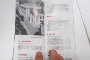 Neuvostoliiton turistikeskukset -matkailuesite / travel brochure