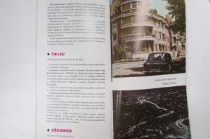 Neuvostoliiton turistikeskukset -matkailuesite / travel brochure