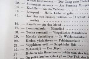 100 kuuluisaa yksinlaulua keskiäänelle pianon säestyksellä I vihko Beethoven, Brahms