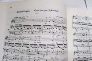 100 kuuluisaa yksinlaulua keskiäänelle pianon säestyksellä II vihko Löwe, Schubert