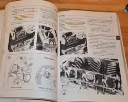 Yamaha XS750 Triples 1976-1979 XS750D, XS7502D, XS750E, XS750SE, XS750SF (Special) Service-repair-maintenance -huolto-ohjekirja
