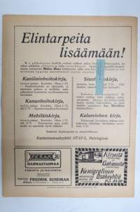 Suomen Kuvalehti 1917 nr 20, kansikuva Adolf Lindfors